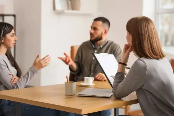 Image of couple access free mediation using family mediation voucher scheme Horncastle