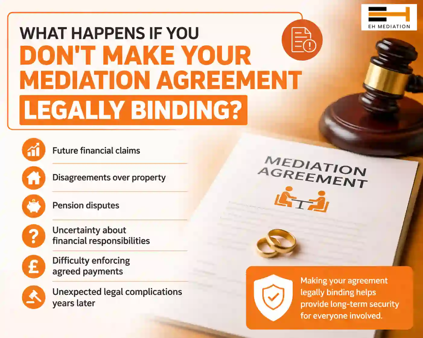 What Happens If You Don't Make Your Mediation Agreement Legally Binding Horncastle?